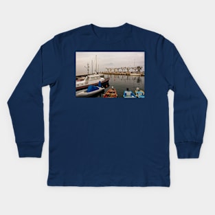 Torri del Benaco Waterfront Kids Long Sleeve T-Shirt